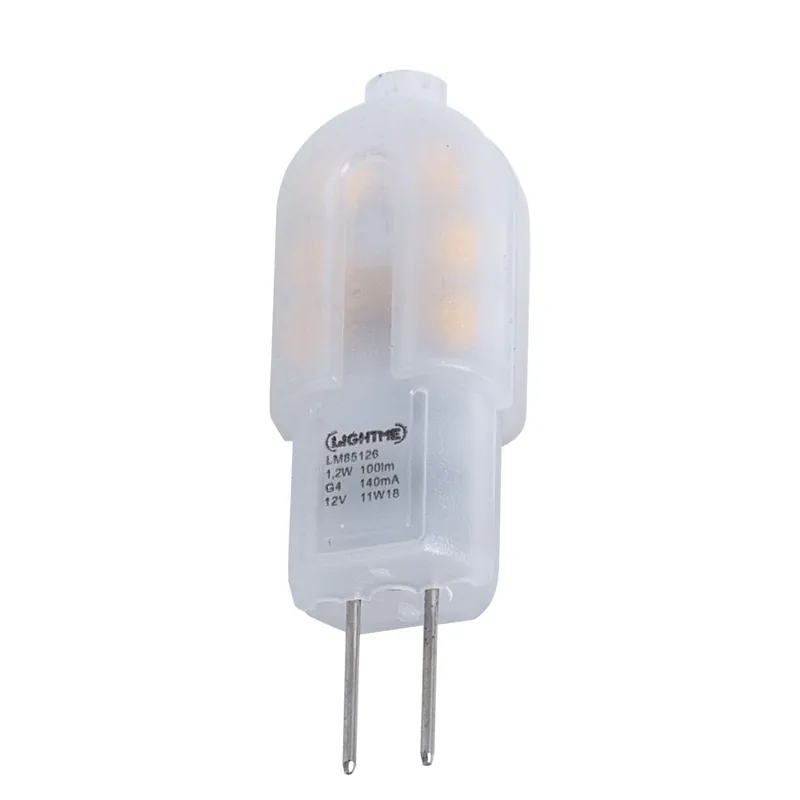 LED 1,2 watt gloeilamp G4, 100 lumen, warm wit, H 3,8 cm Direct Verzonden