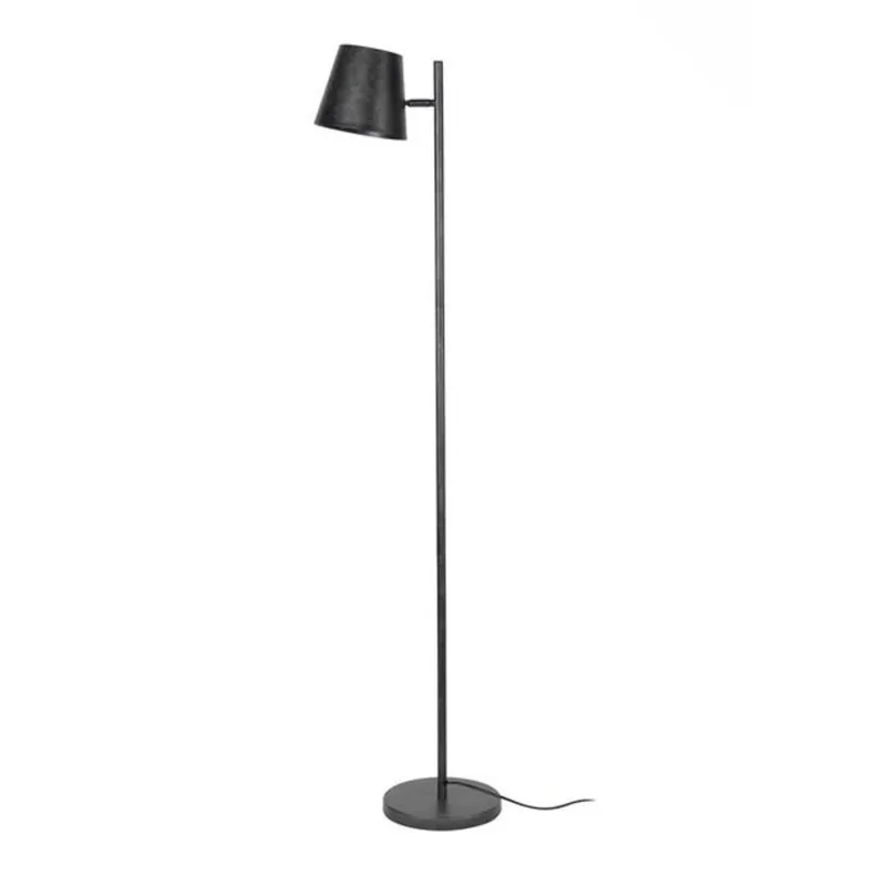 Merkproduct Industriële vloerlamp Sienna metaal antraciet - 157x37x157 cm - Metaal - Grijs