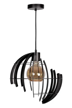 Gratis Verzending Ztahl Hanglamp Terra Ø 35 cm zwart