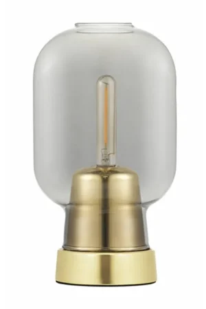Normann Copenhagen - Amp tafellamp messing/gerookt glas Goedkoop