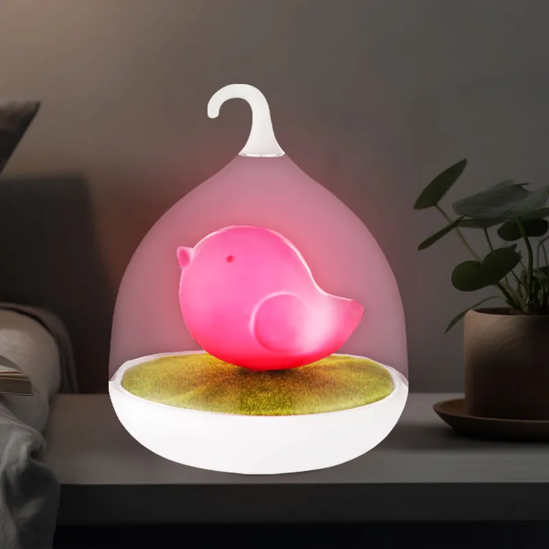 Shop Nu LED tafellamp, vogel, touchdimmer, H 17 cm, AMPATO