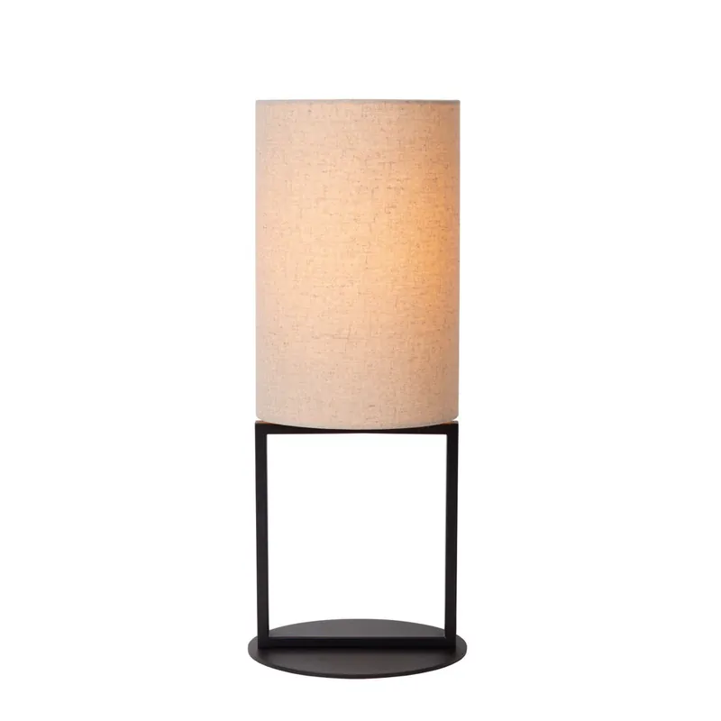 Speciale Aanbieding Lucide HERMAN - Tafellamp - Ø 20 cm - 1xE27 - Beige