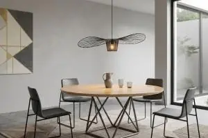 Gecertificeerd Design hanglamp WAVE VERTIGO zwart | Medium 80 cm