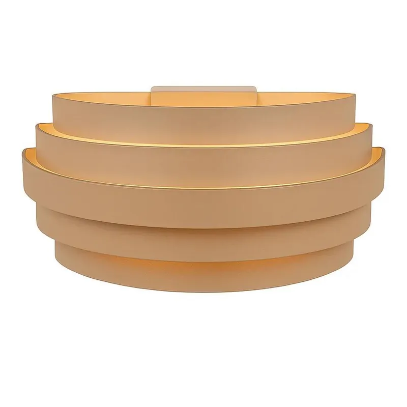 Weekendaanbieding Highlight Wandlamp Scudo - beige - 12.5x12.5 cm