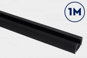 Losse 1-fase spanningsrail LUNA | Zwart 1 meter Aanbieding