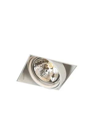 Lamponline Inbouwspot Bado 1 lichts AR111 wit Trimless Weekendaanbieding