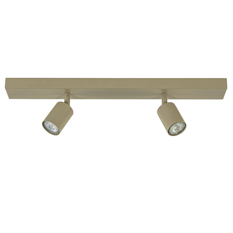 Favoriet Plafondspot 2-lichts beige verstelbaar