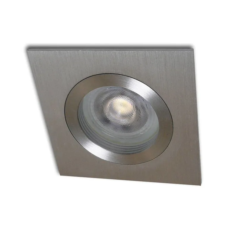 Nieuw Kelpa Inbouwspot Basel vierkant aluminium