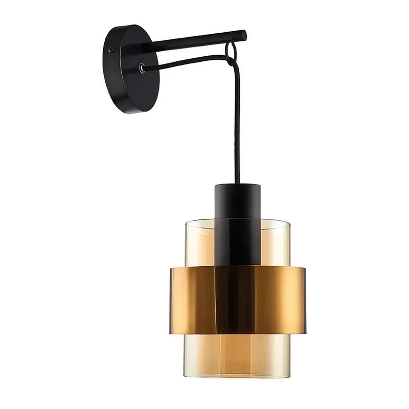 Freelight Wandlamp Chiasso - zwart goud - 22x40 cm Hete Deal