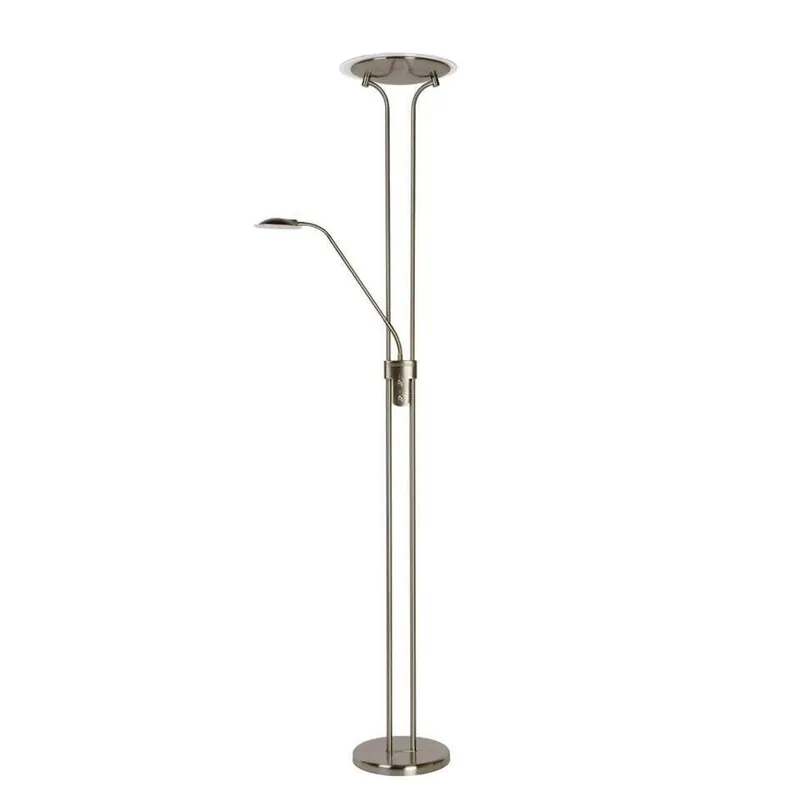 Lage Kosten Lucide leeslamp Champion LED - mat chroom - Ø25,4 cm
