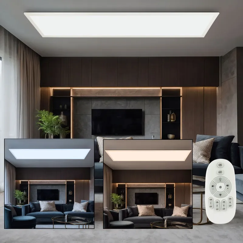 Goedkoop LED opbouwpaneel, 2200 lumen, CCT schakeling, L 120 cm