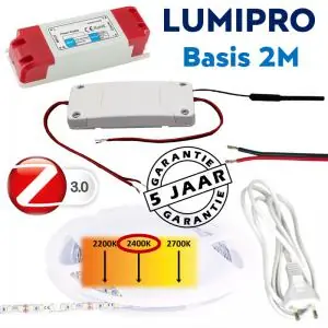 LUMIPRO basis 2M 9,6 watt 2400K extra warm wit + ZigBee dimmer Koop Online