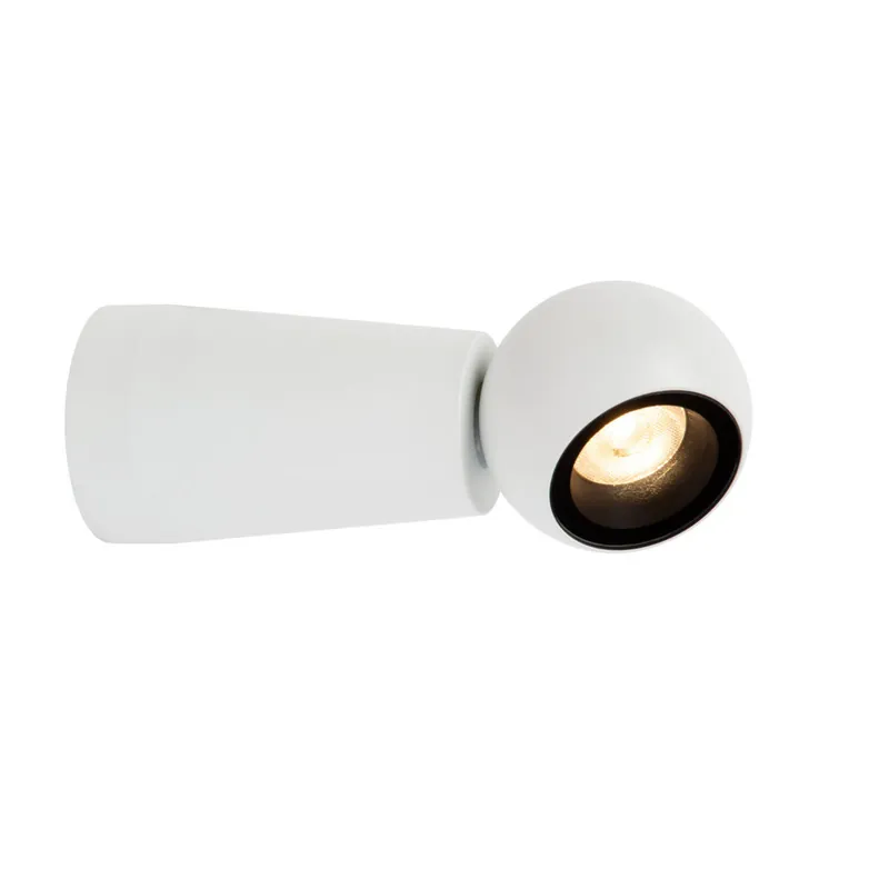 Weekendaanbieding Lucide IPSOS - Wandlamp Badkamer - LED - 1x6W 2700K - IP54 - Wit