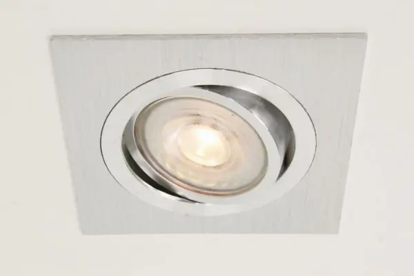Aluminium inbouwspot vierkant BUDDY | 9,2 cm Must-Have