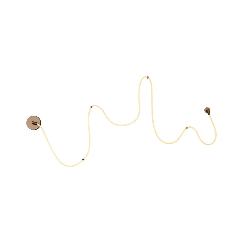 Weekendaanbieding Lucide JANDERIN - Wandlamp - LED Dimb. - CCT - 1x48W 2200K/3300K - Handbewegingssensor - Champagne kleur | Vibes