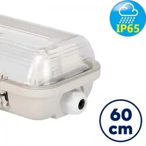 Bestel Nu LED TL waterdicht armatuur voor 2 TL buizen | IP65 en IK06 | 60 cm