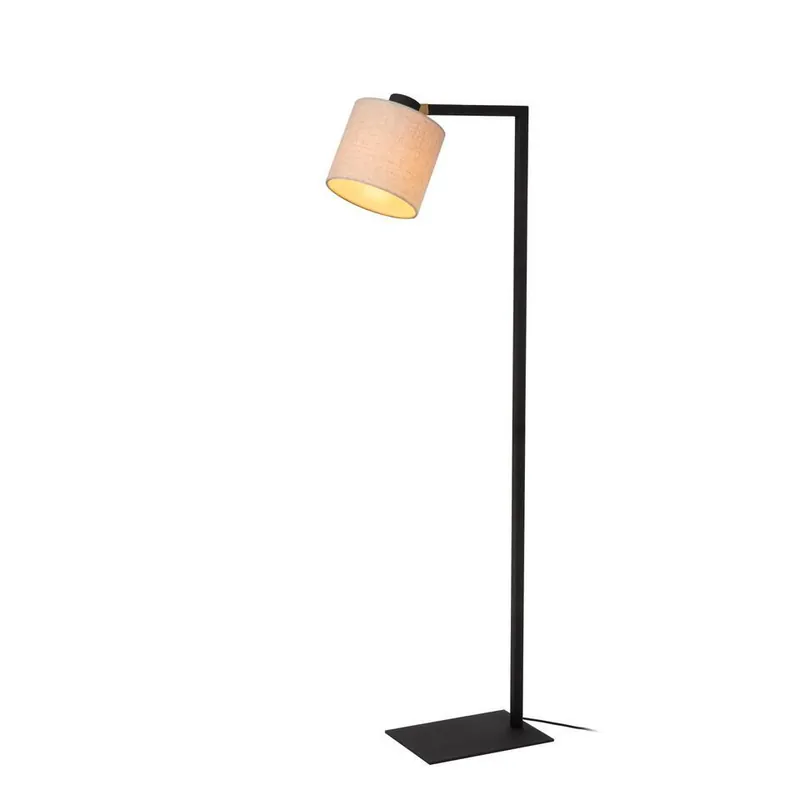 Seizoensaanbieding Lucide LESLEY Vloerlamp - Zwart