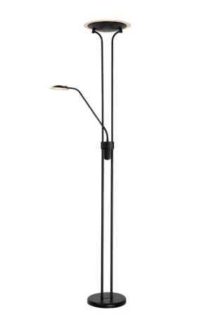 Actieprijs Lucide leeslamp Champion LED - zwart - Ø25