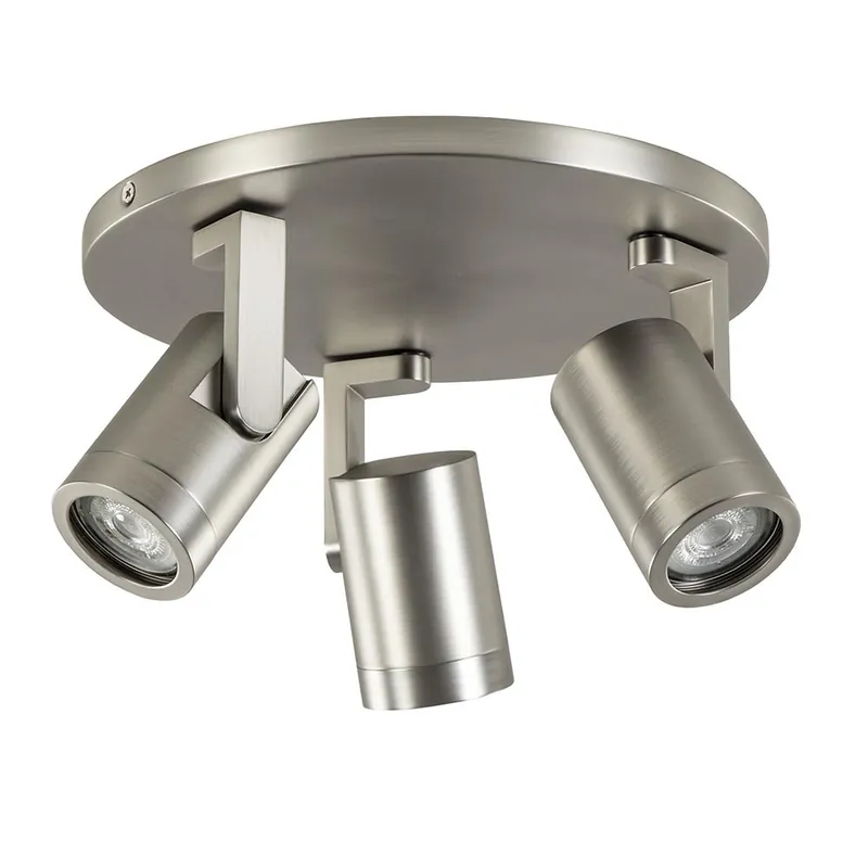 Weekendaanbieding Plafondspot Halo 3L rond rvs