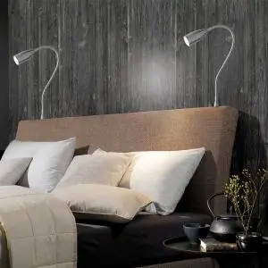 Hete Deal Strak vormgegeven ronde bedlamp ODI | Staal