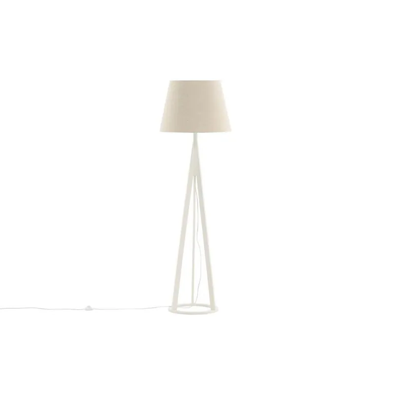 Svea - Nala vloerlamp - 160 cm - linnen - wit Tijdelijk Beschikbaar