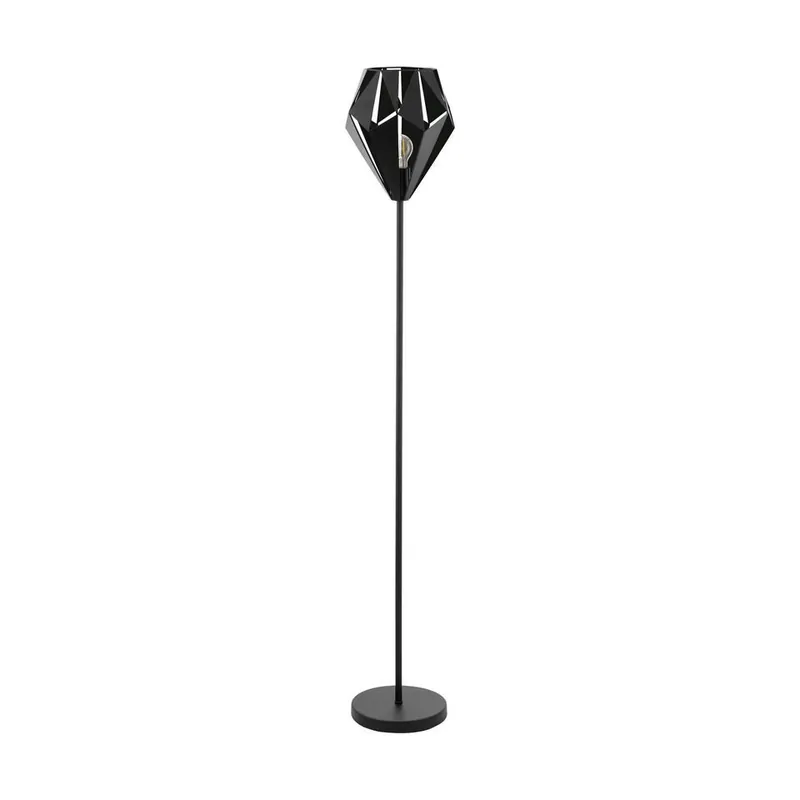EGLO Carlton 5 Vloerlamp - E27 - 152,5 cm - Zwart Gecertificeerd