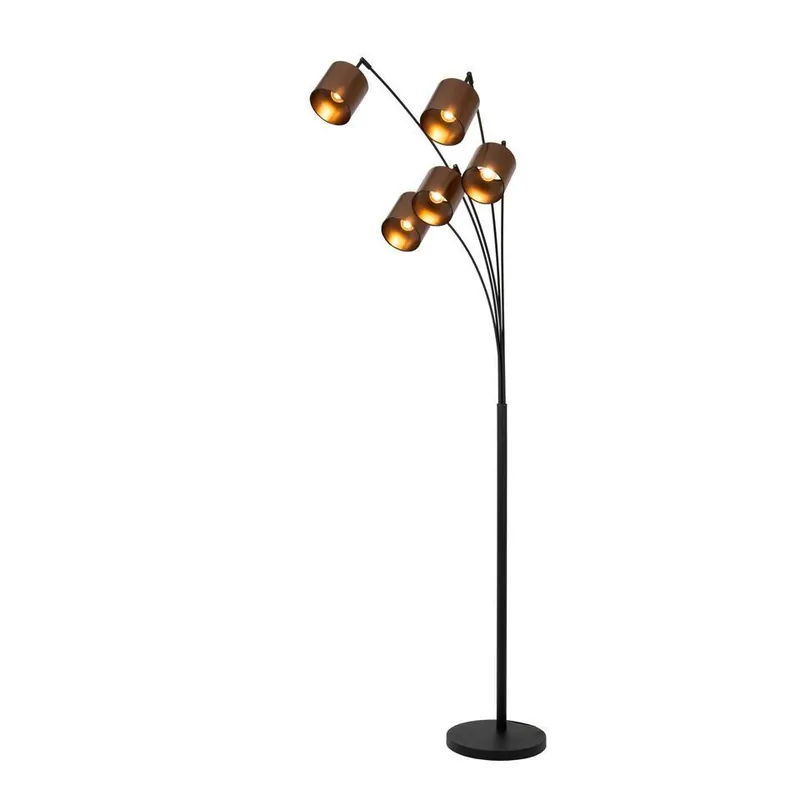 Lucide RANKOS Vloerlamp - Zwart Koop Vandaag