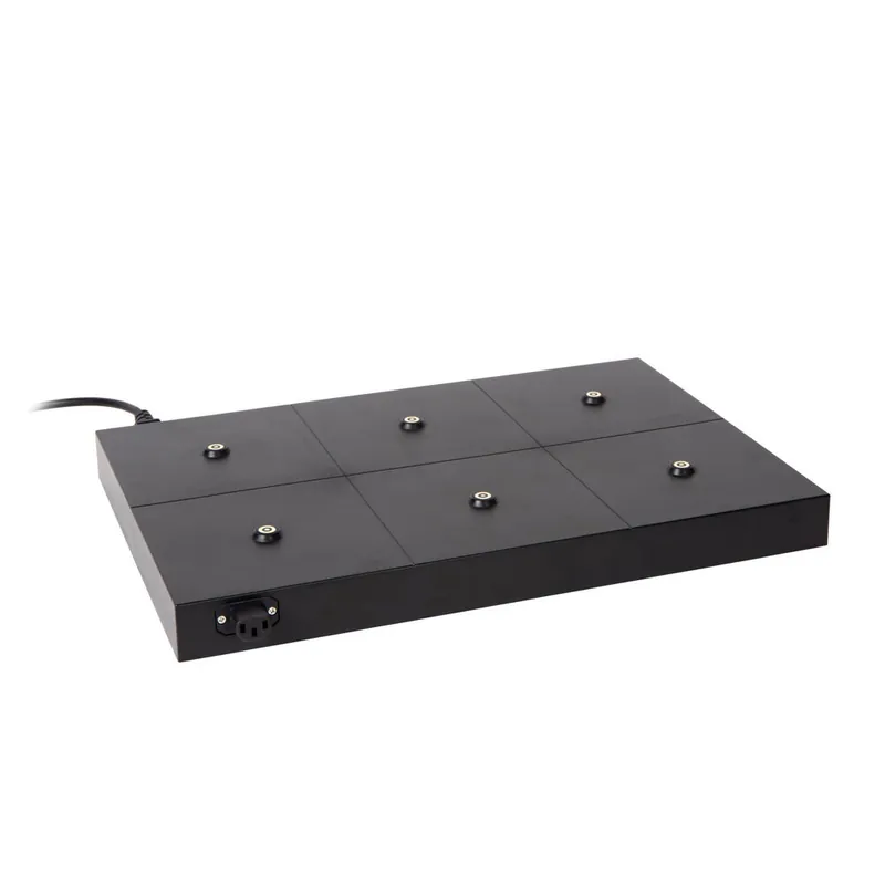 Lucide THE DOCK - Draadloze oplader / oplaadstation / Wireless charger - Max. 6 lampen - Zwart Seizoensaanbieding