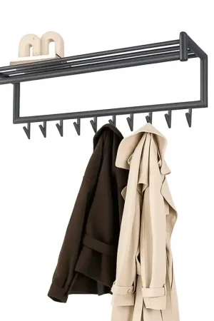 Ylumen Kapstok Alex B 100 cm H 30 cm antraciet Gratis Retour