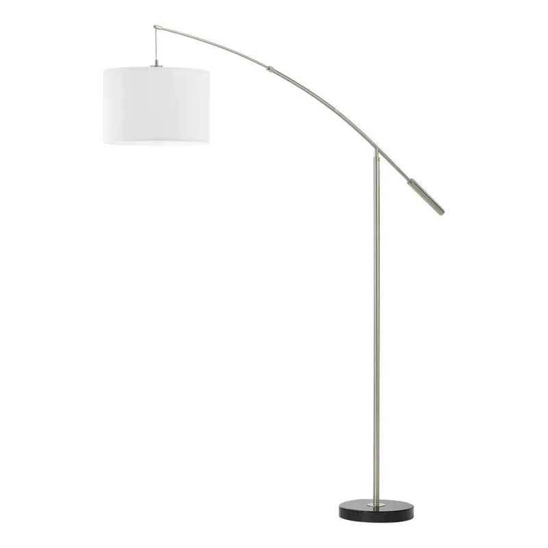 Betaalbaar EGLO Nadina Vloerlamp - E27 - 195 cm - Grijs/Wit