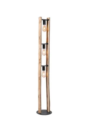 Actieprijs LABEL51 - Vloerlamp Woody - Beige - 25x25x150cm