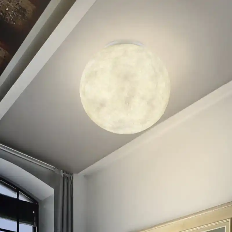 Maanglas Plafondlamp - Modern Design voor Balkon Actieprijs