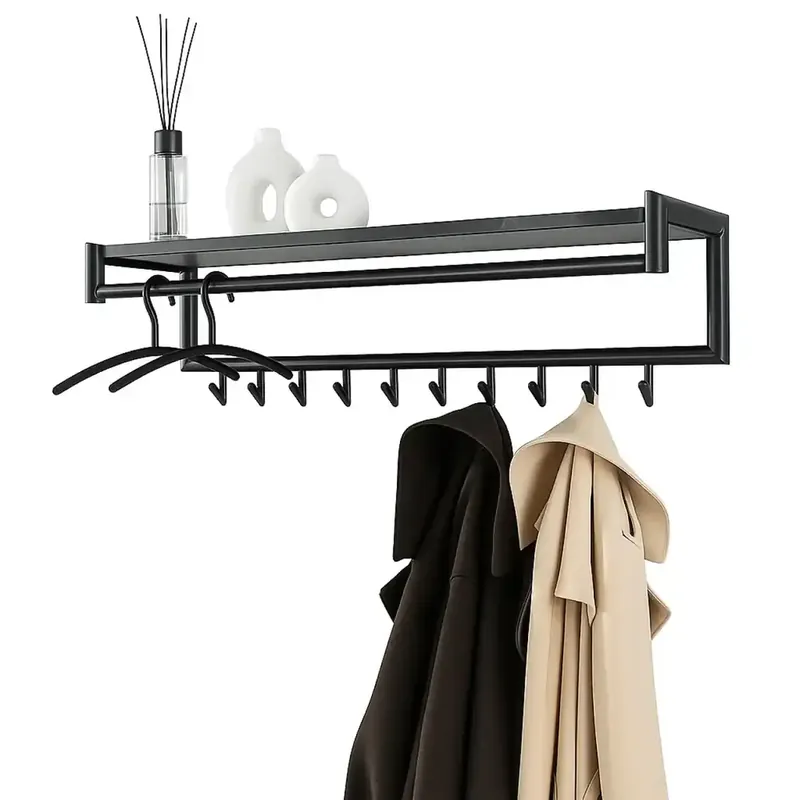 Ylumen Kapstok Tenaro B 100 cm H 30 cm marmer zwart Rechtstreeks Van De Fabrikant