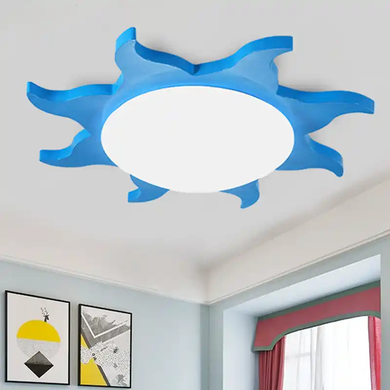 Zonvormig Spoelplafondlicht - Cartoon Hout Acryl Plafondlamp voor de Kleuterschool Betrouwbaar