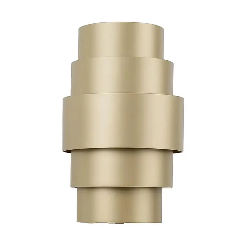 Actieprijs Artdelight Wandlamp Rolls - 2 lichts - champagne - 13x22 cm
