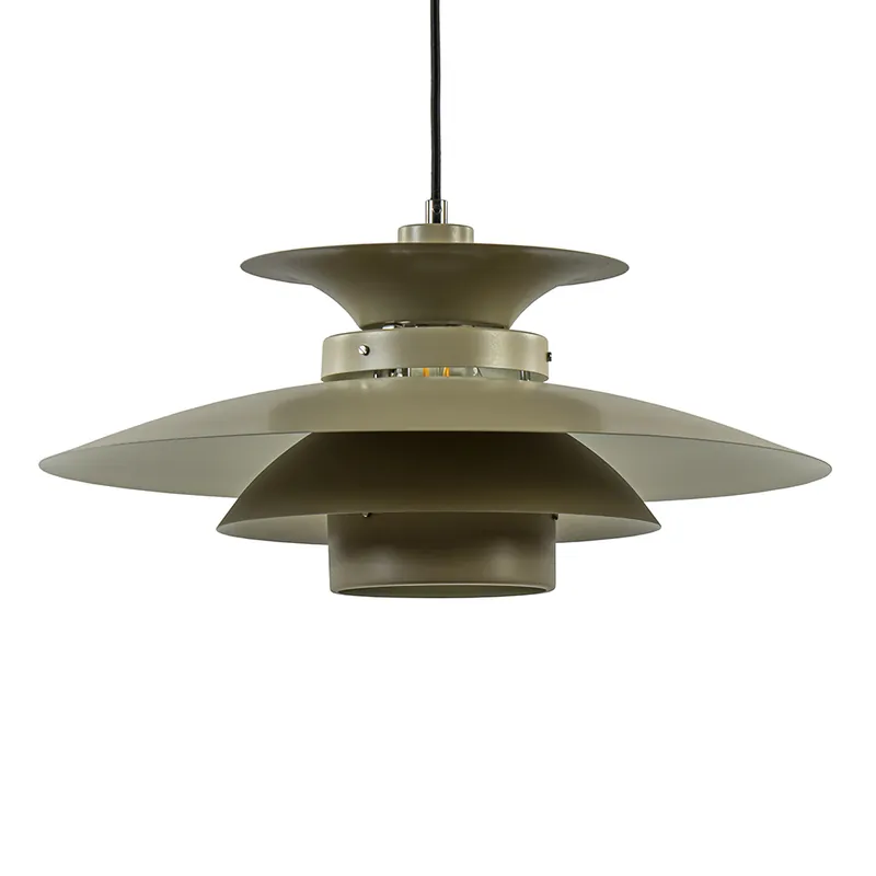 Gratis Verzending Retro hanglamp creme/zand 50 cm