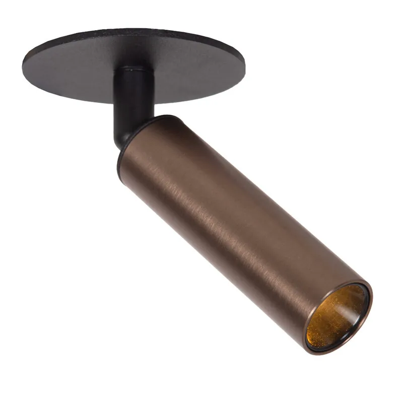 Alleen Vandaag Lucide KEONI - Plafondspot - Ø 8 cm - LED - 1xG9 - Koffie | Essential