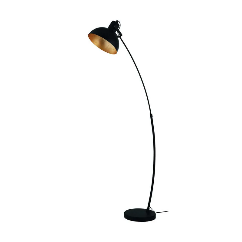 Betrouwbaar EGLO Jaafra Vloerlamp - E27 - 158 cm - Zwart, Goud