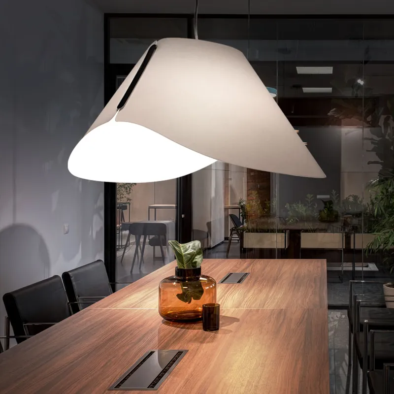 Direct Beschikbaar Hanglamp, wit, L 57,2 cm, ECRU