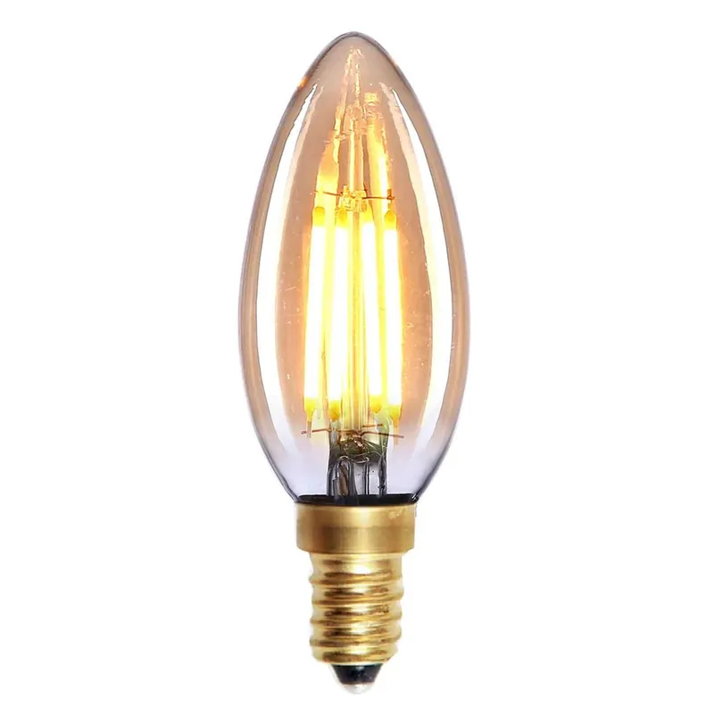 Highlight Lamp LED E14 kaars 4W 280LM 2200K Dimbaar amber Tijdelijk Beschikbaar