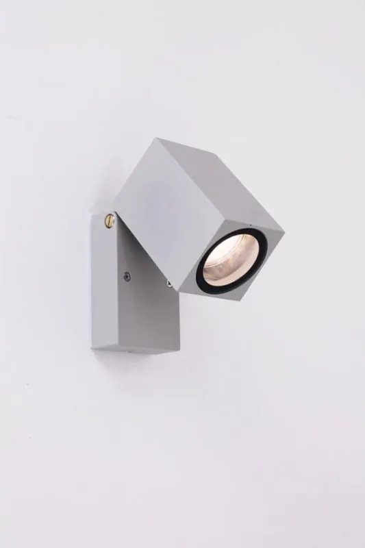 Buitenlamp / Wandlamp ZORA LED kantelbaar | Betongrijs Direct Beschikbaar