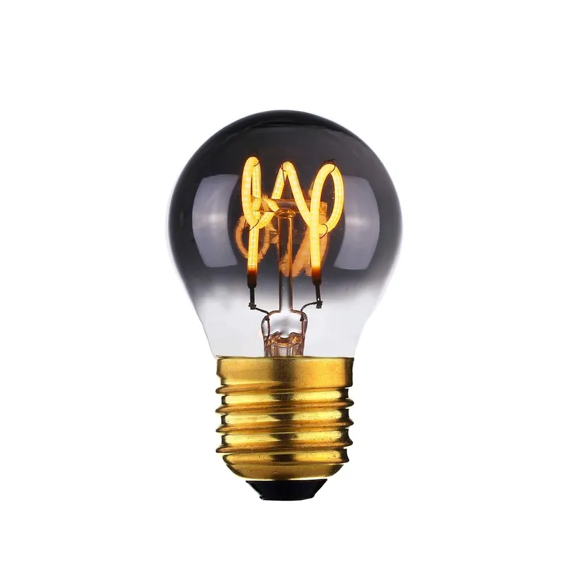 Highlight Lamp LED E27 kogel 4W 60 LM 2200K Dimbaar rook Laatste Kans