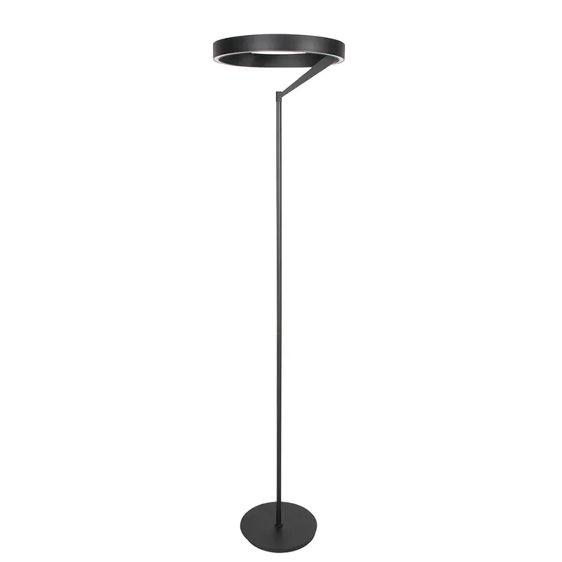 Speciale Aanbieding Ronde zwarte vloerlamp Mykty