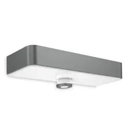 Exclusieve Aanbieding Steinel LED Wandlamp XSolar SOL-O Antraciet 140lm - 830 Warm Wit | Solar - Bewegings- en lichtsensor