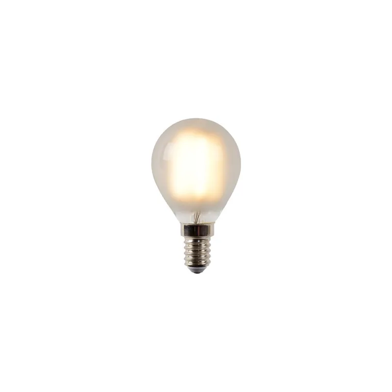 Lucide P45 - Filament lamp - Ø 4,5 cm - LED Dimb. - E14 - 1x4W 2700K - mat Gratis Verzending