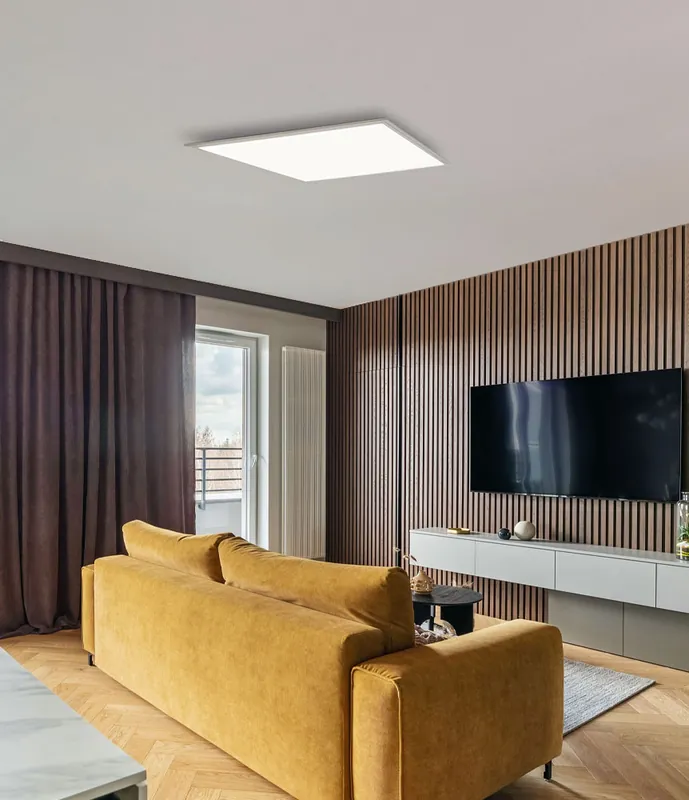 Direct Beschikbaar LED opbouwpaneel, 900 lumen, koel wit, L 14 cm, VT-1205 SQ