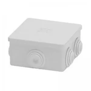 Betrouwbaar Kabeldoos opbouw leeg IP44 grijs | 8 x 8 x 4 cm