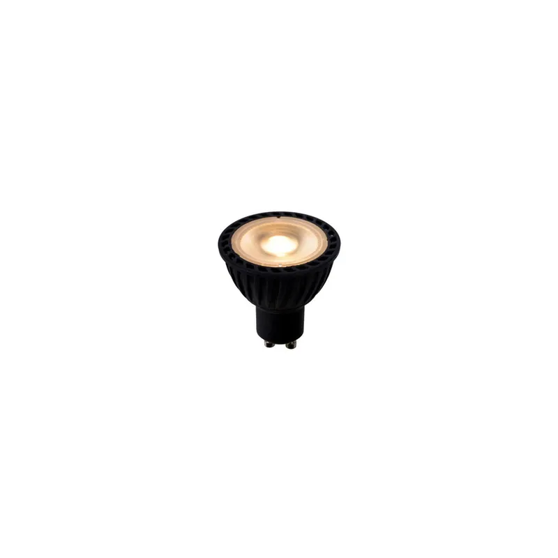 Lucide MR16 - Led lamp - Ø 5 cm - LED Dim to warm - GU10 - 1x5W 2200K/3000K - Zwart Rechtstreeks Van De Fabrikant