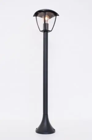 Gereduceerde Prijs Buitenlamp BRICK paal groot 95 cm | Zwart IP44