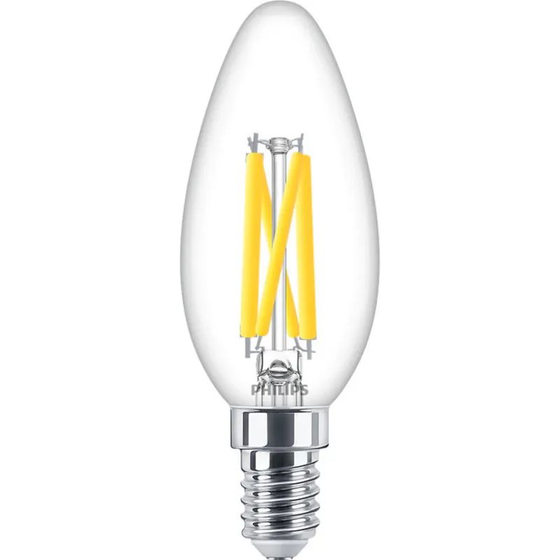 Bestel Nu Philips LED E14 kaars 40-3.4 Watt Philips warmglow filament DIM